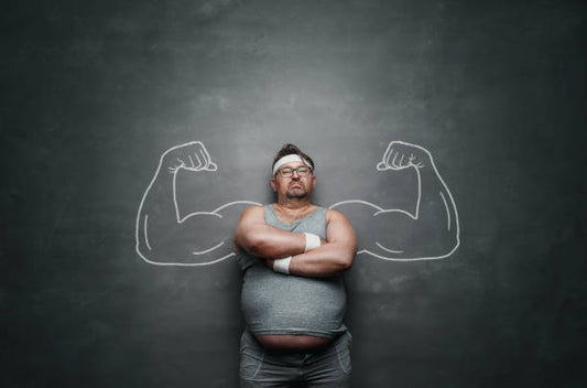 Man struggling to loose weight due low testosterone and after taking NutraStore TestoRush men start seeing results.