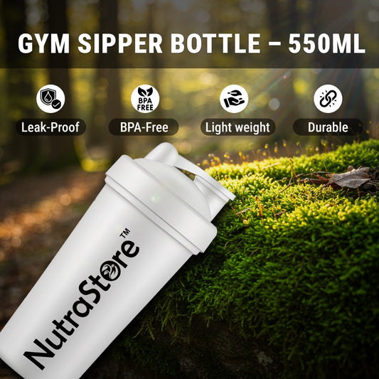 NutraStore Premium Gym Shaker Bottle