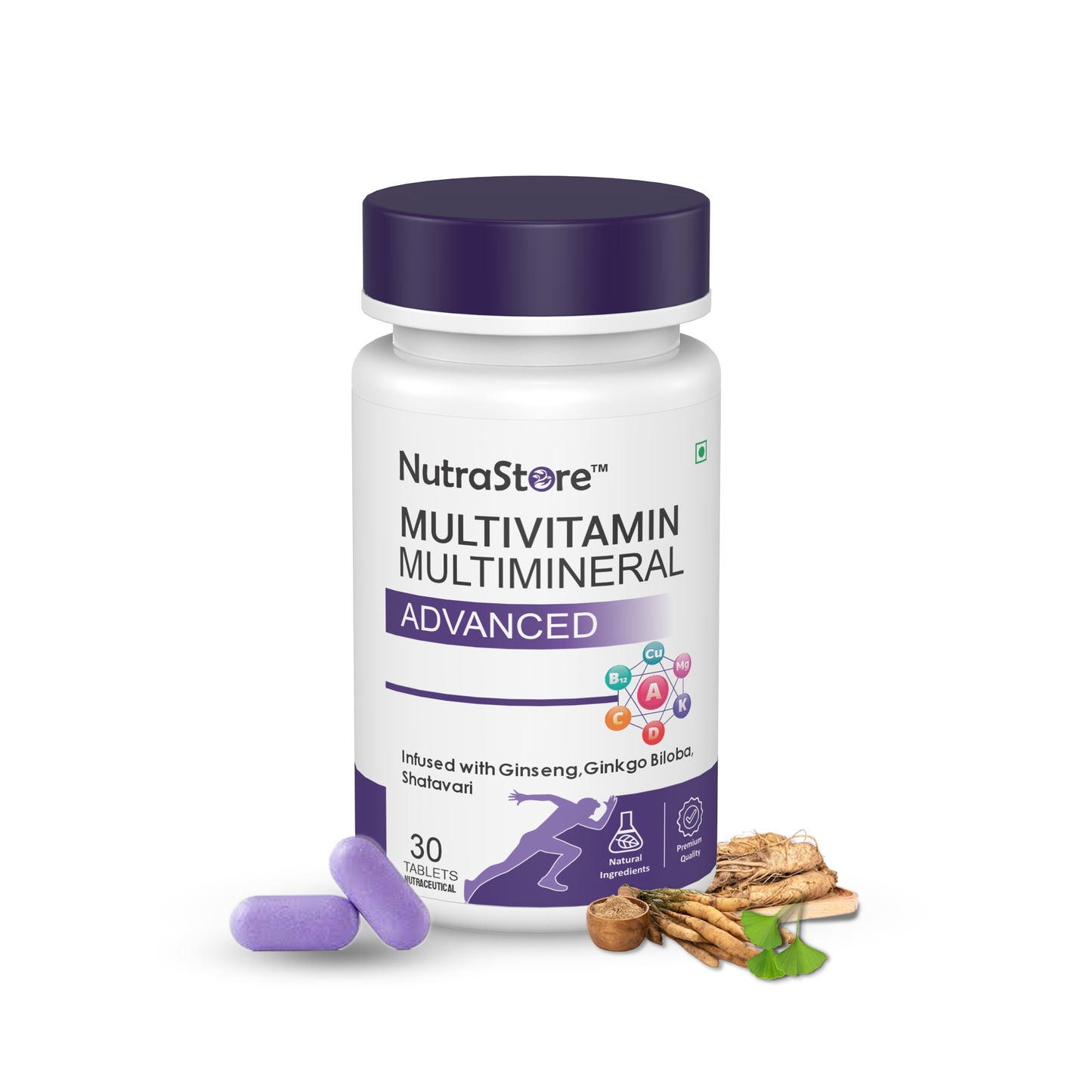 NutraStore Multivitamin Multimineral Advanced is a natural multivitamin supplement designed for men and women which supports complete nutritional support.