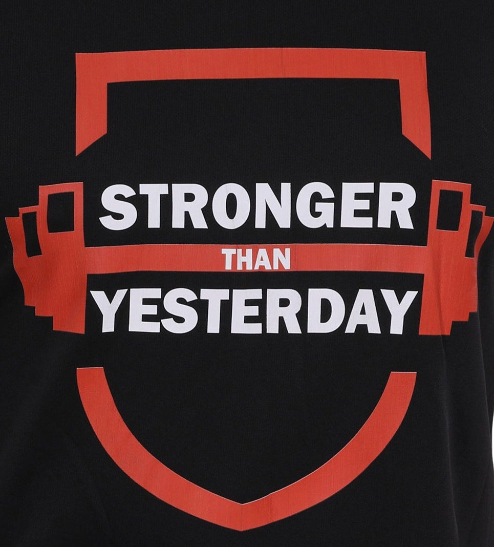 NutraStore T Shirt for Men | Dry fit Regular Fit T Shirt for Men | Gym wear T Shirt | Round Neck Half Sleeve T Shirt Black