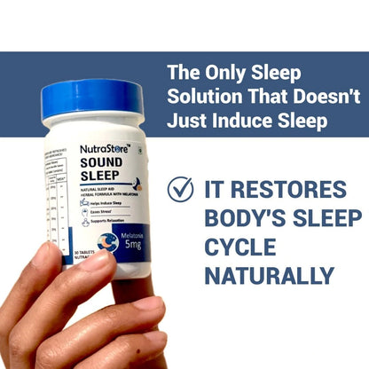 NutraStore Sound Sleep Natural Sleep Aid for Deep Rest
