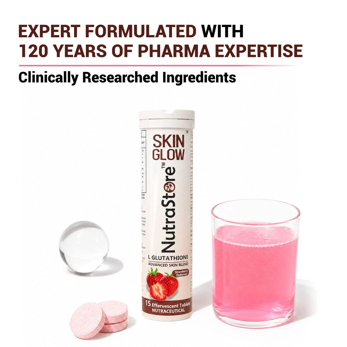 NutraStore Daily Skin Glow Supplement for Radiant Skin