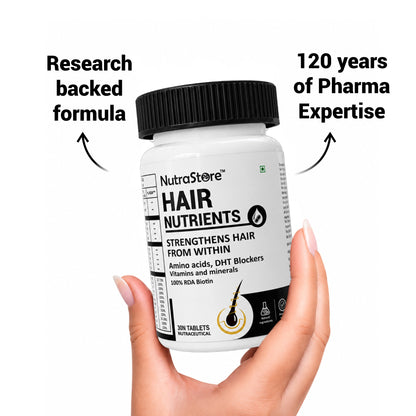 NutraStore Hair Nutrients for Healthy Hair Growth