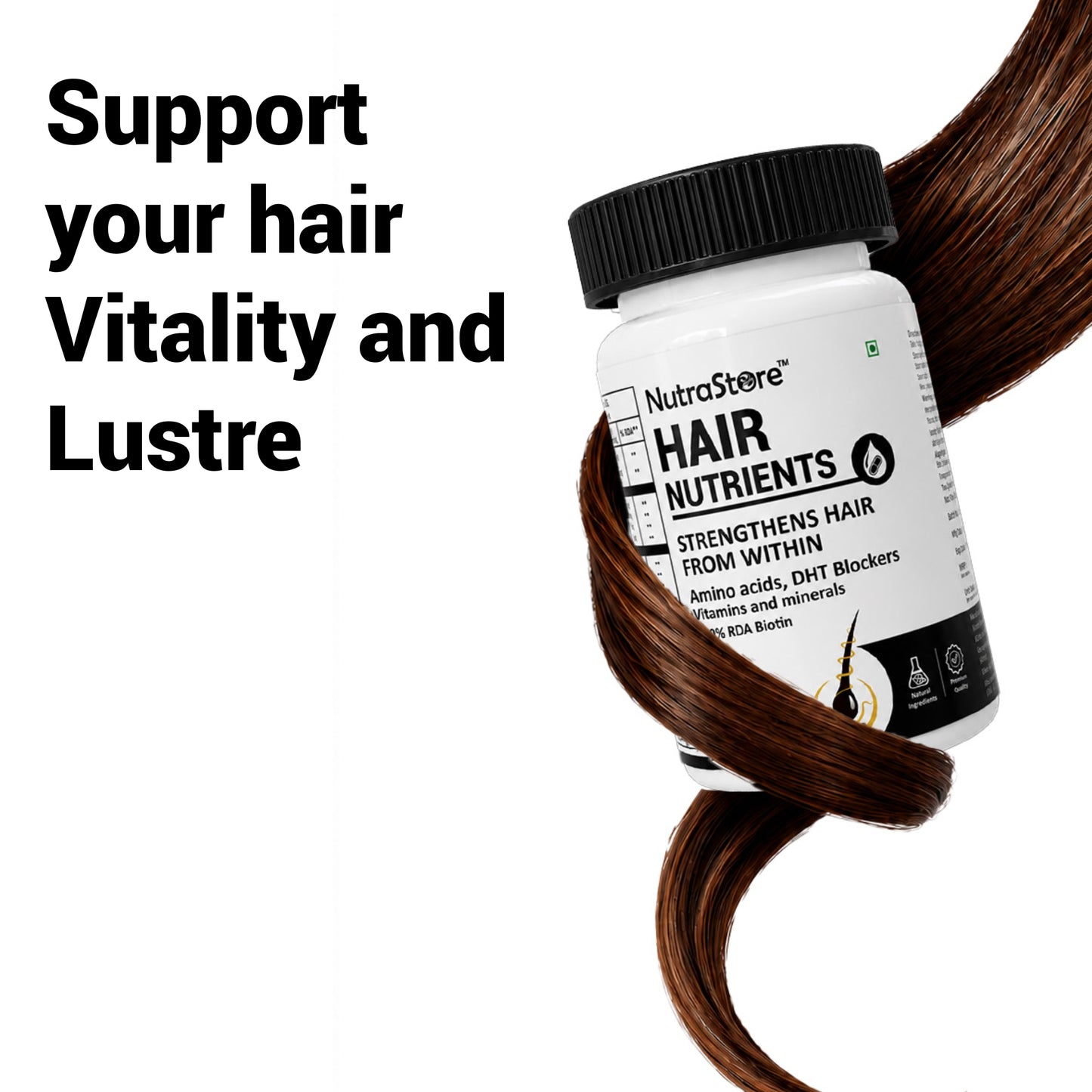 NutraStore Hair Nutrients for Healthy Hair Growth