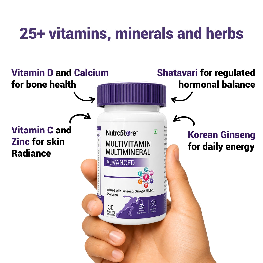 NutraStore Best Multivitamin Tablets for Daily Nutrition