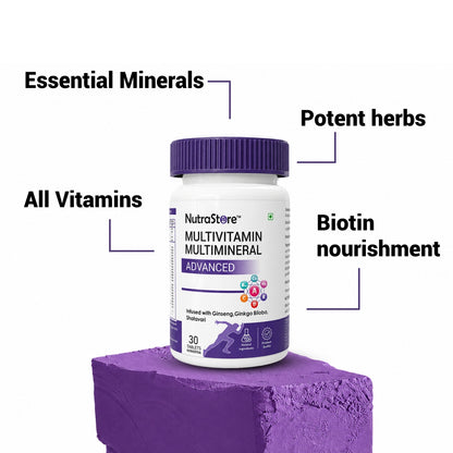 NutraStore Best Multivitamin Tablets for Daily Nutrition