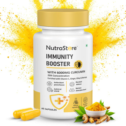 NutraStore Immunity Booster is a natural immunity booster which helps with cough, cold, seasonal sickness and sinus headache.