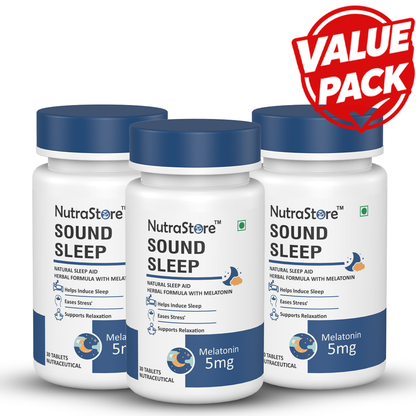 NutraStore Sound Sleep Natural Sleep Aid for Deep Rest