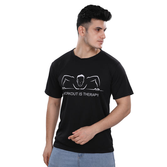 NutraStore Men's Training Gym T-Shirt | Quick Dry Fit, Regular Fit Sports T-Shirt for Workout, Active Gym Wear | Ultimate Active | Gym & Casual Wear Essential | Machine Washable