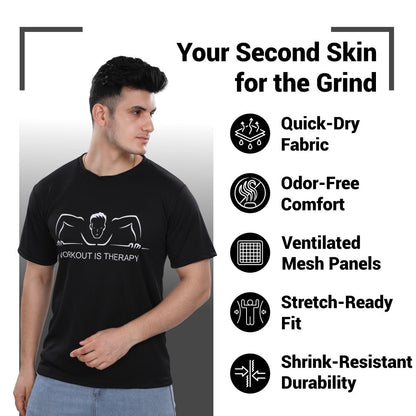 NutraStore Men's Training Gym T-Shirt