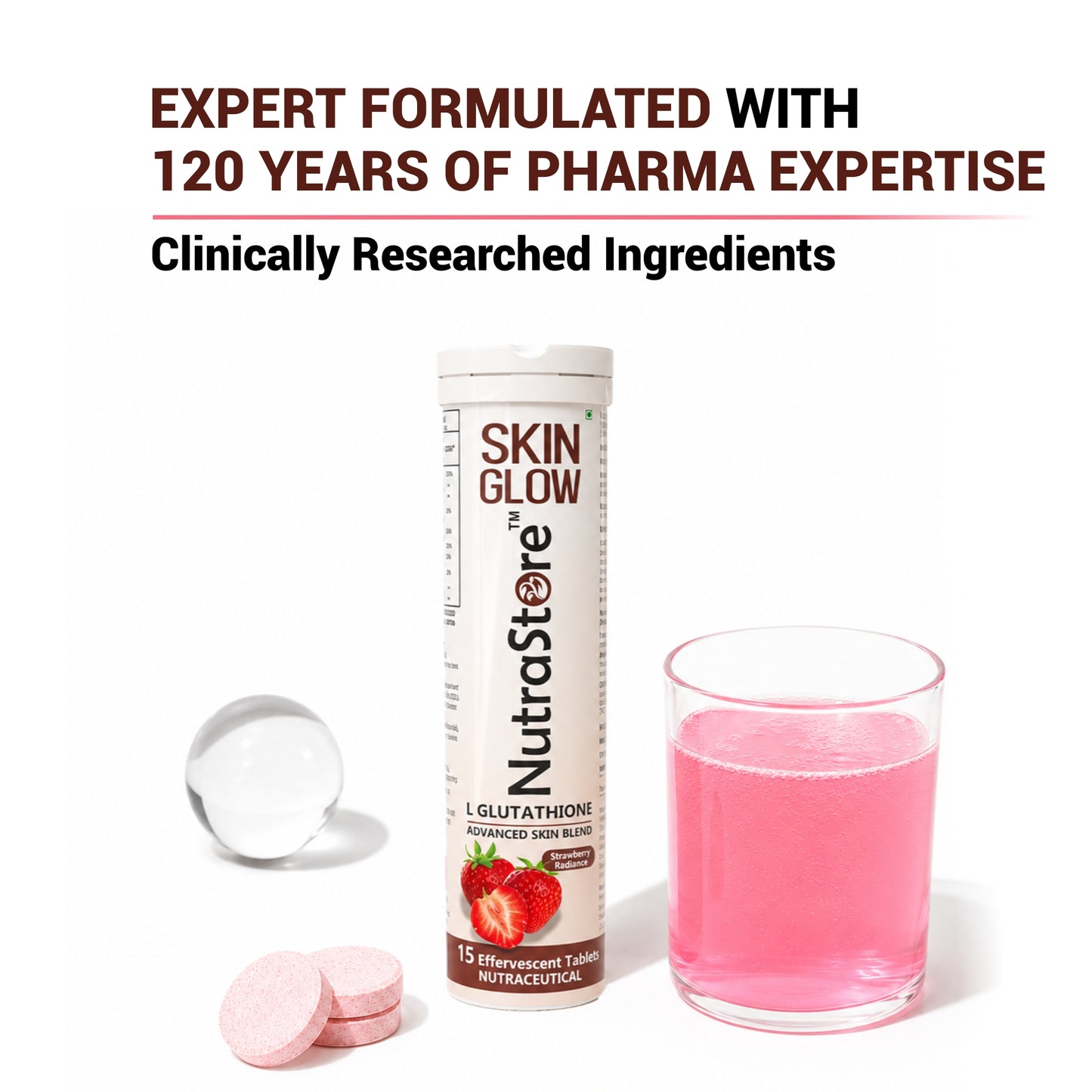 NutraStore Daily Skin Glow Supplement for Radiant Skin
